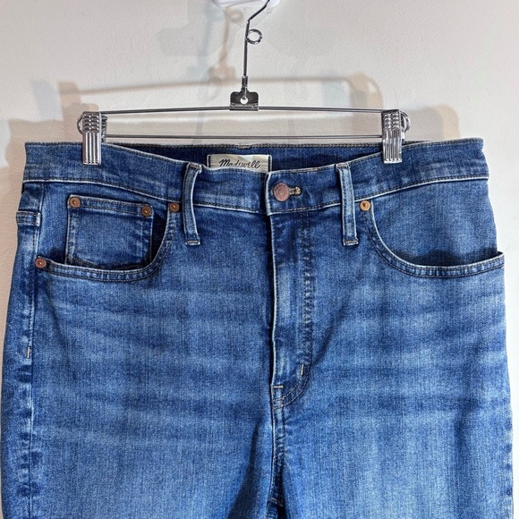 MADEWELL Sz 30 Cali Demi Boot Mid-Wash Jeans High Rise Slim Boot Above Ankle - Picture 4 of 11
